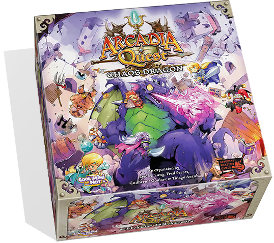 Arcadia Quest Chaos Dragon game box