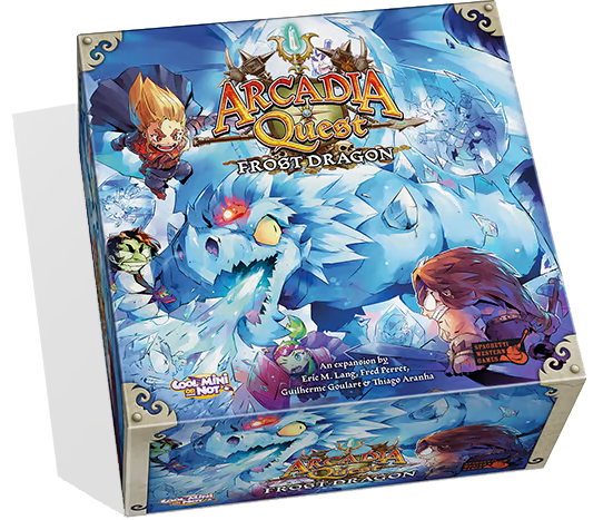 Arcadia Quest Frost Dragon game box