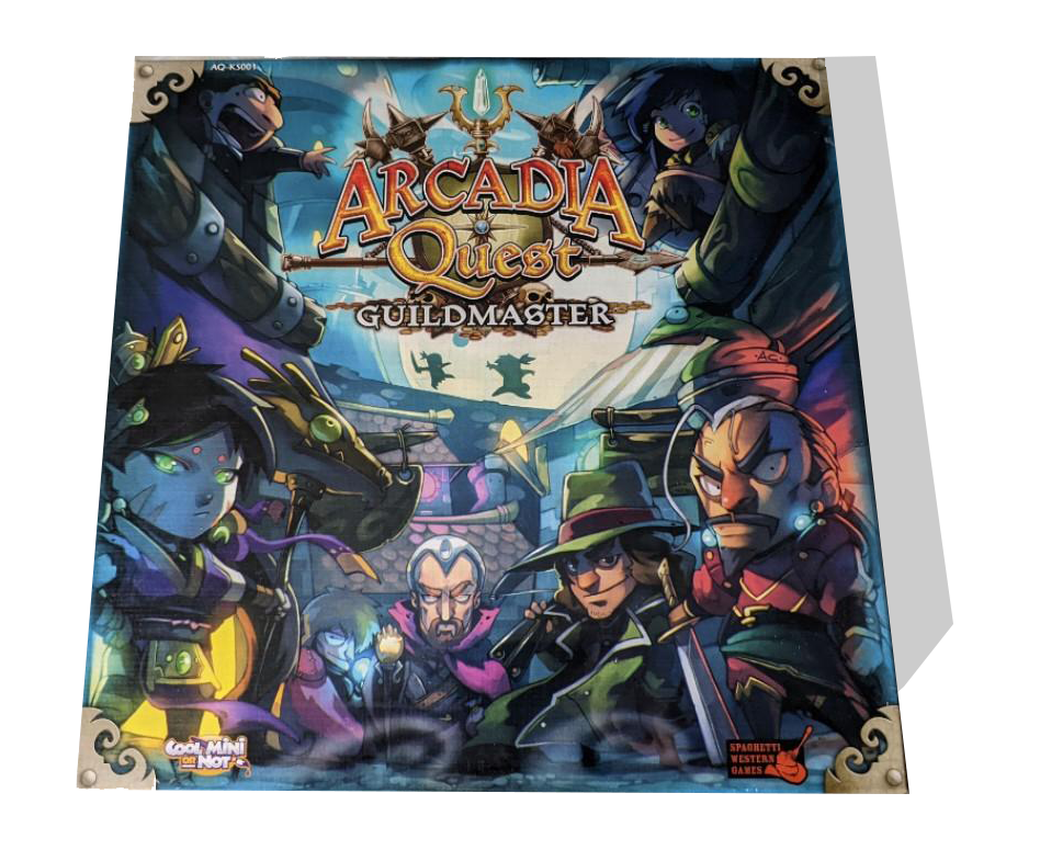 Arcadia Quest Guildmaster game box