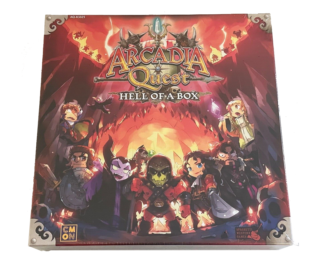 Arcadia Quest Inferno game box